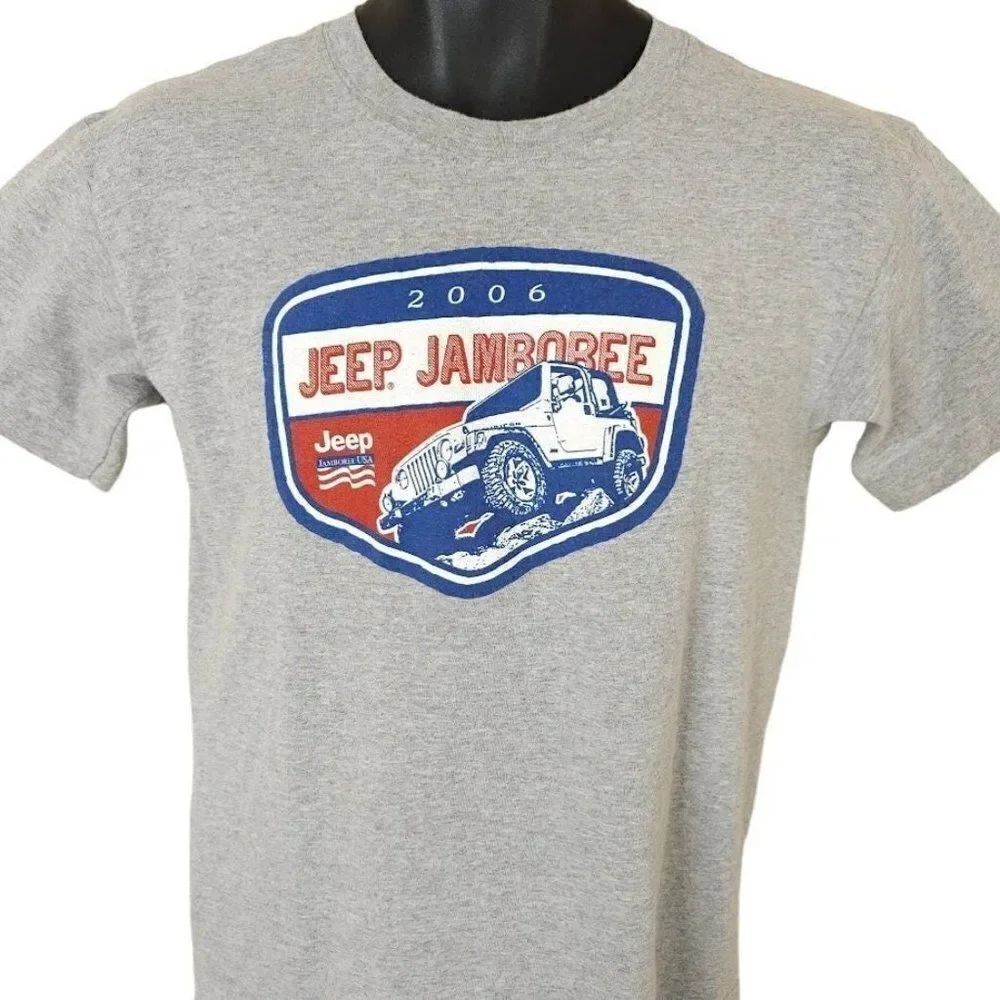 Jeep Jamboree T Shirt Mens Size XS Vintage Y2K 2006